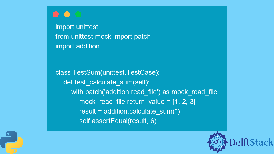 Parche simulado de una función invocada por otra función en Python